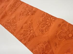 綴れ変わり青海波に華文模様織出し名古屋帯